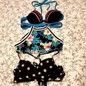 Lot of 3 xs swim tops